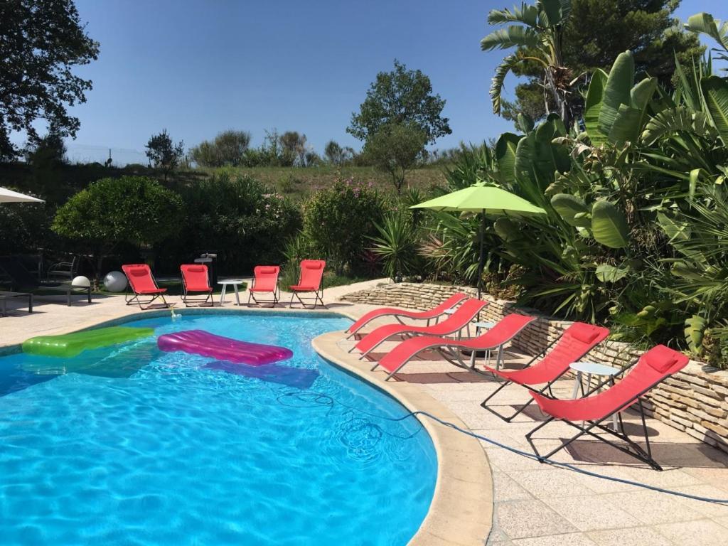 Villa Les Yuccas - Pool - Sea View Cagnes-sur-Mer Exterior foto